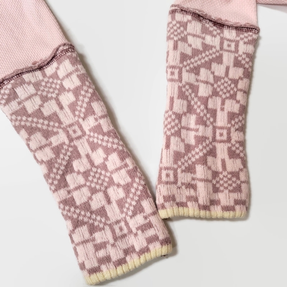 Free People Pink Reversible Thermal Top - Picture 8 of 13